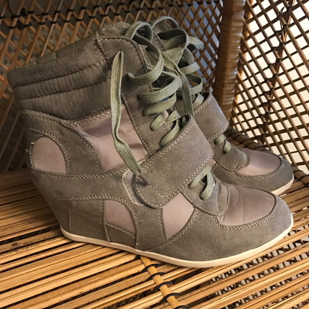 Hi-top Sneaker Heels